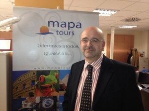 Alberto Díaz, director general del Grupo Mapa Tours