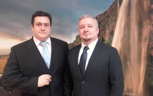 David Fernández (izqda) y Eladio Llamas (dcha)