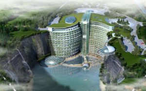Desarrollo del hotel InterContinental Songjiang Quarry