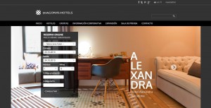 Diagonal Hotels web