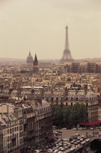 Skyline de París en Francia