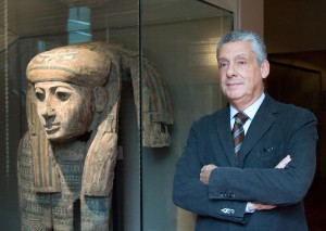 Jordi Clos en el Museo Egipcio de Barcleona