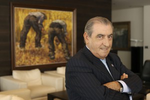 Juan José Hidalgo, presidente de Globalia en su despacho de Madrid.