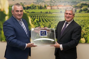 Fernando Fraile, director general del ICTE, y Enrique Valero, director general de Abadía Retuerta