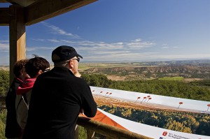 Mirador del Yugo sobre las Bárdenas