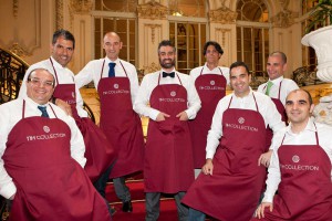 De derecha a izquierda: Andrea Tumbarello, Paco Roncero, Luis Bartolomé, Diego Cabrera, Pedro de León, Óscar Velasco, Abel Valverde e Ismael García.