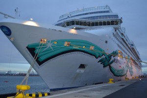 Norwegian Jade fue atendido el pasado día 12 por la Unidad de Cruceros de Trasmediterranea en el Puerto de Valencia. 