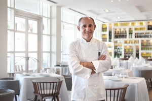 Paco Pérez, en el restaurante Enoteca del Hotel Arts