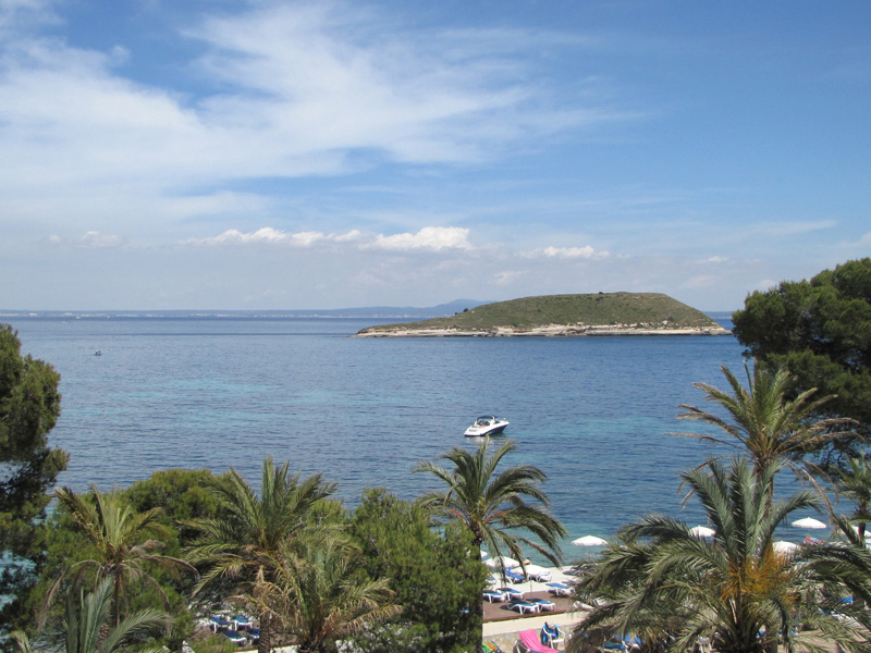 Vista desde el hotel Beach House de Calvià (Mallorca) de Meliá Hotels International