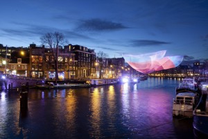 Amsterdam Light Festival. Fotografía cedida por la Oficina de Turismo y Congresos de Holanda. ©Janus Van Den Eijinden